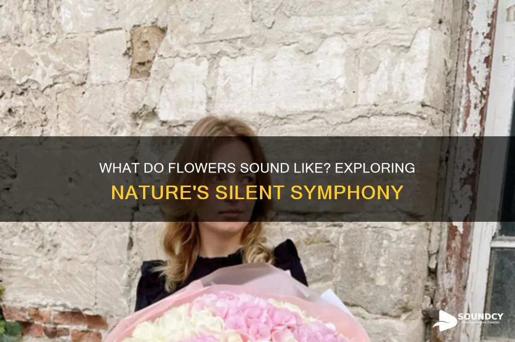 what do flowers sound like