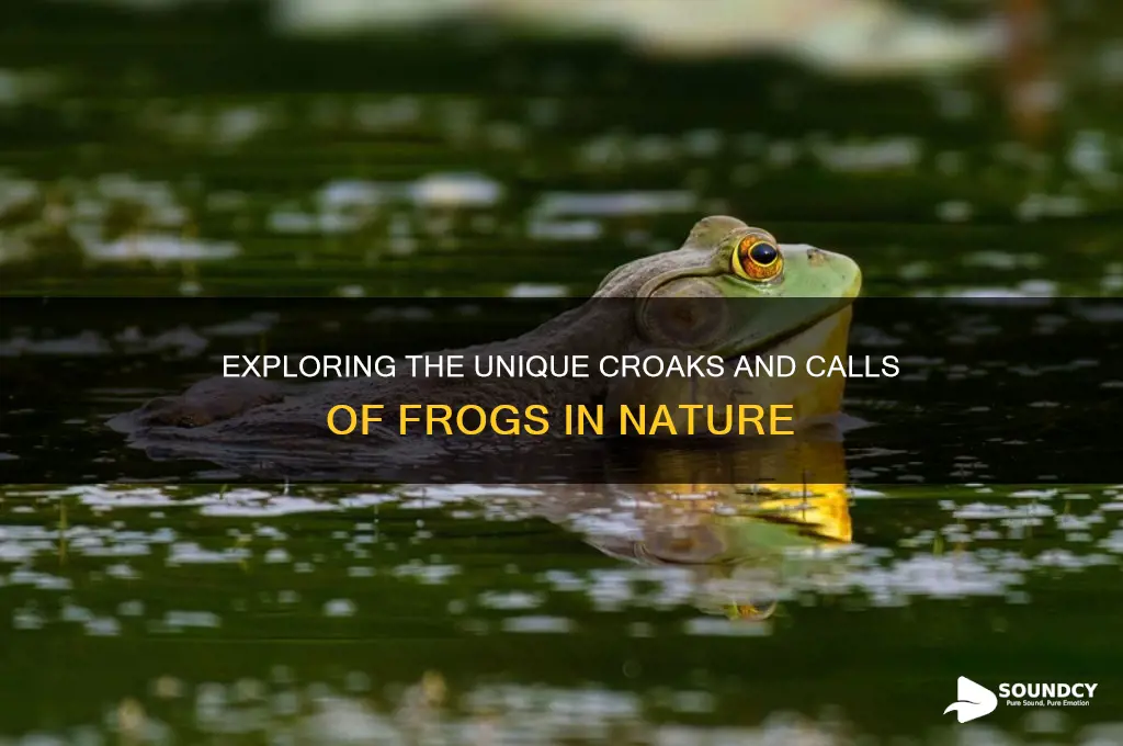 what do frog sound like