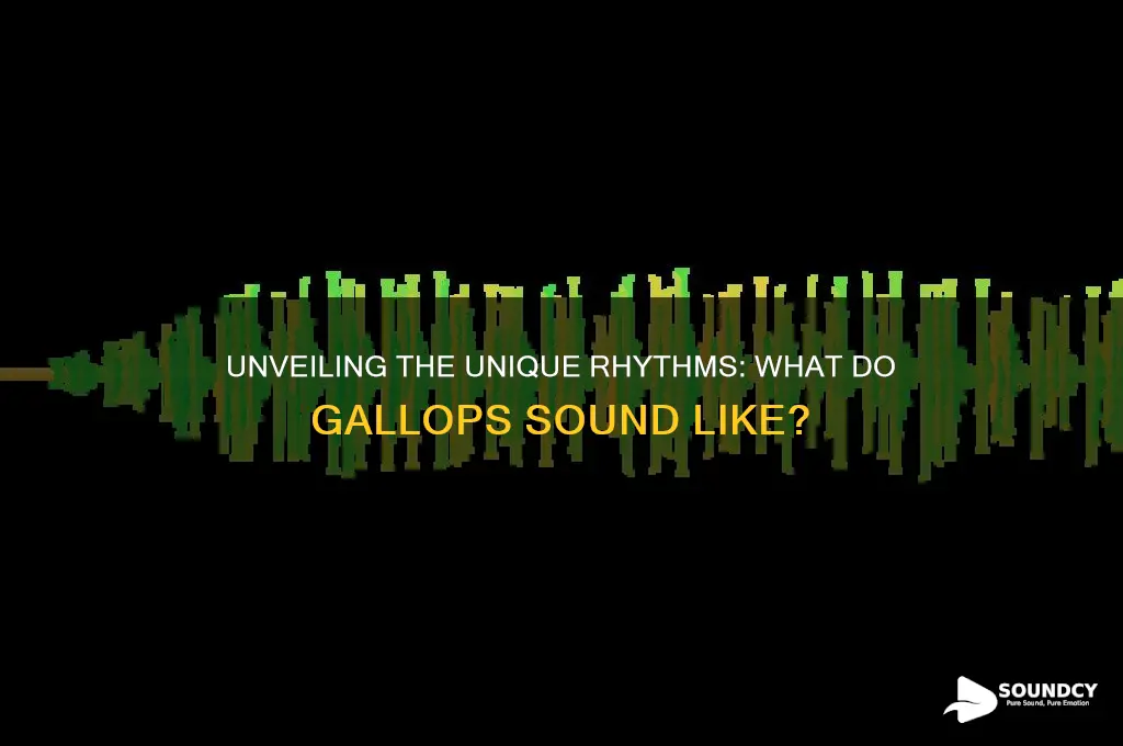 what do gallops sound like