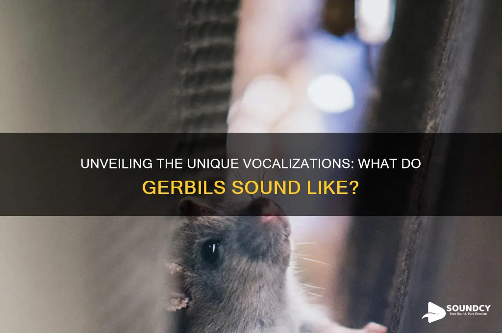 what do gerbils sound like