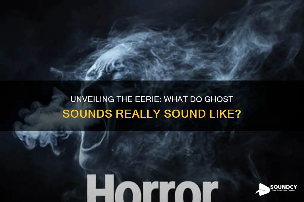 what do ghost sound like