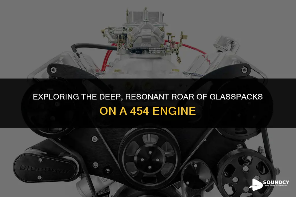 what do glasspack sound like on a 454 engine