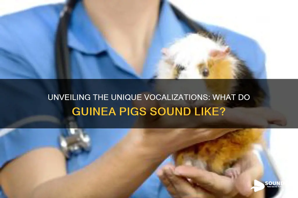what do guineas sound like