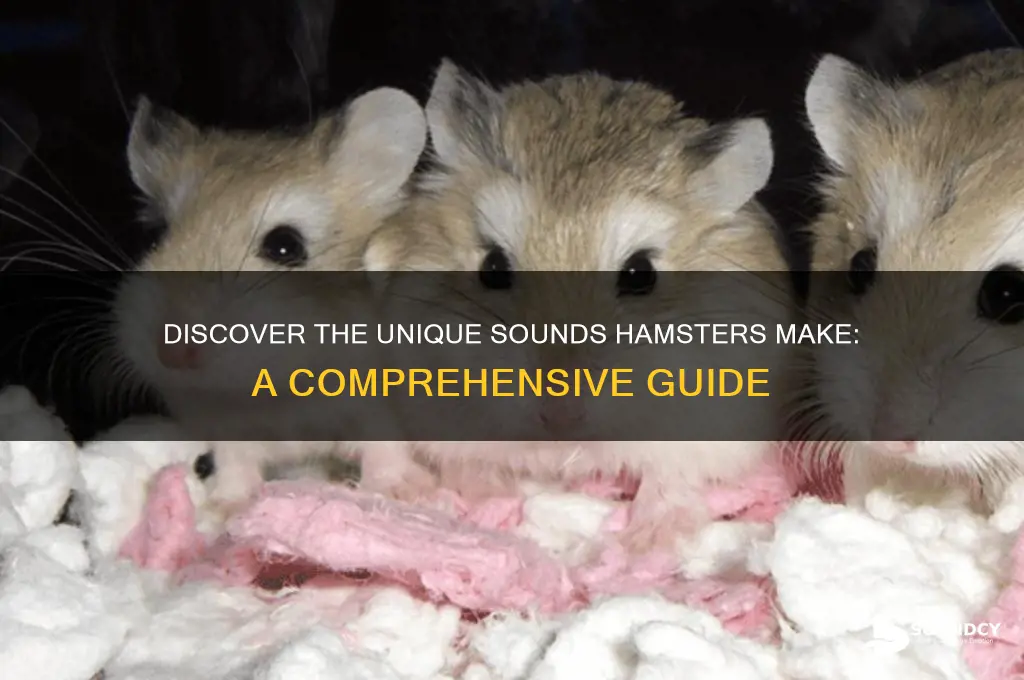 what do hamsters sound like