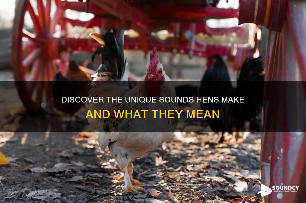 what do hens sound like