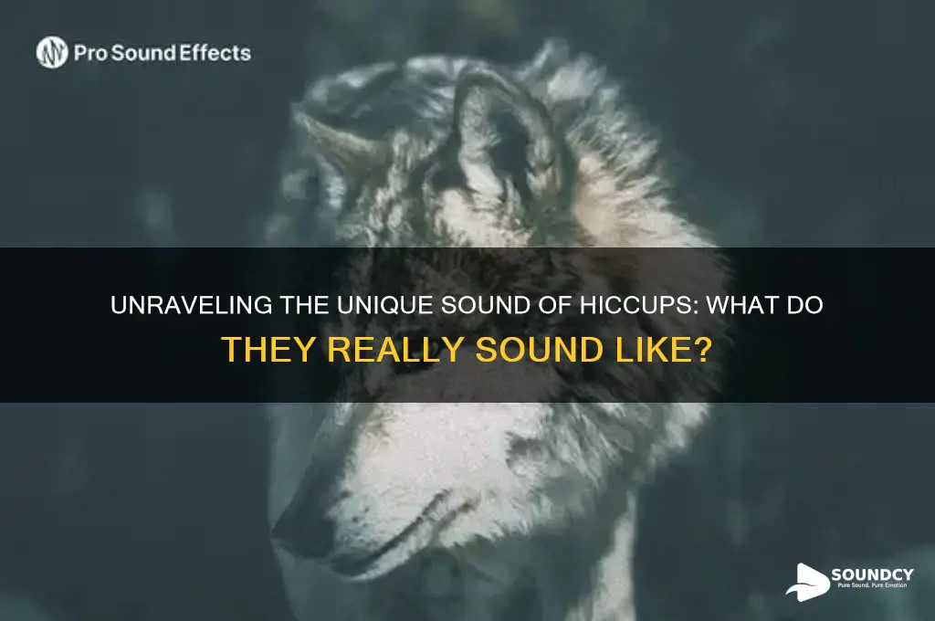 what do hiccups sound like
