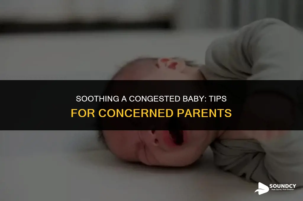 what do i do if my baby sounds congested