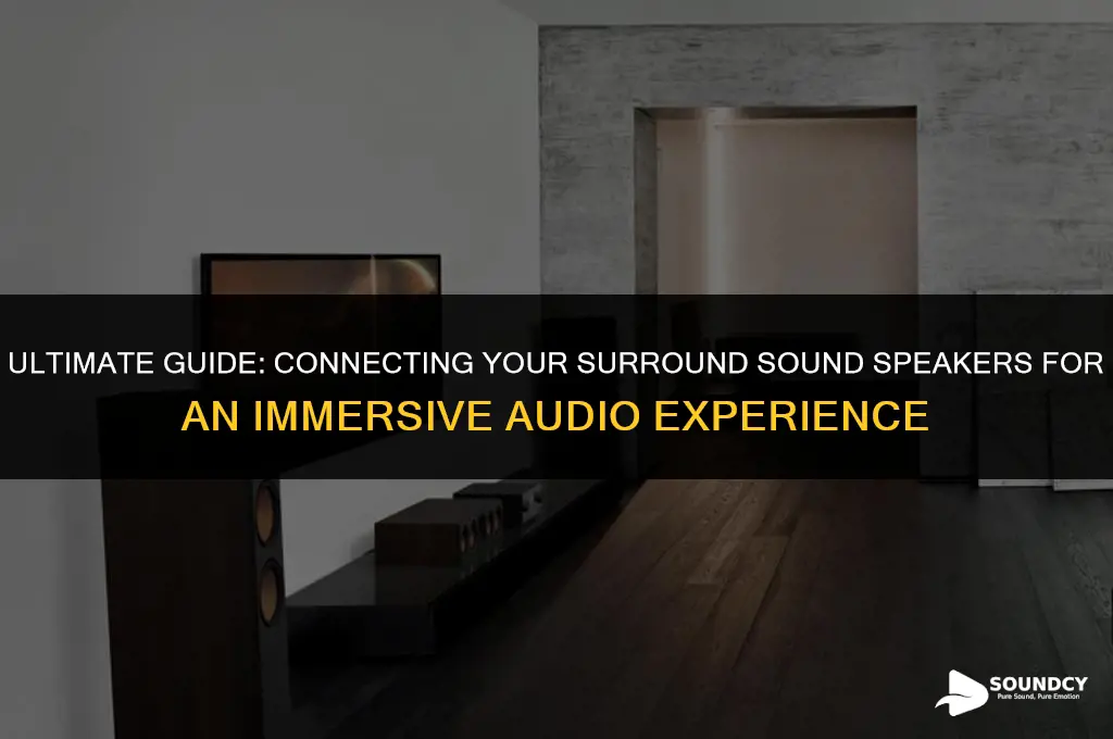 what do i hook my suround sound speakers to