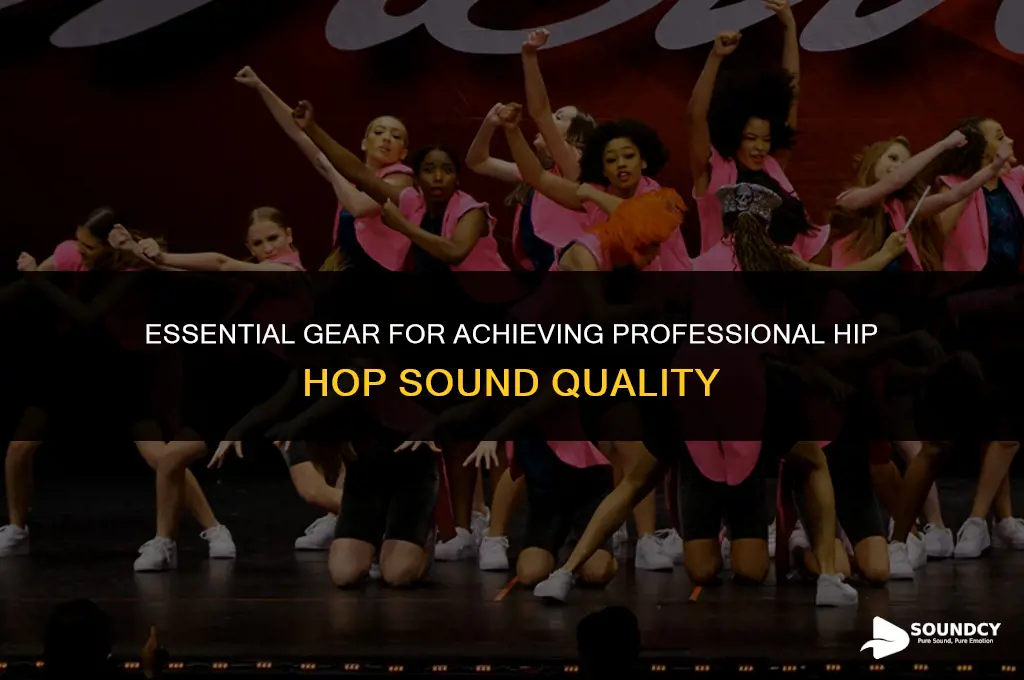 what do i need for professional hip hop sound