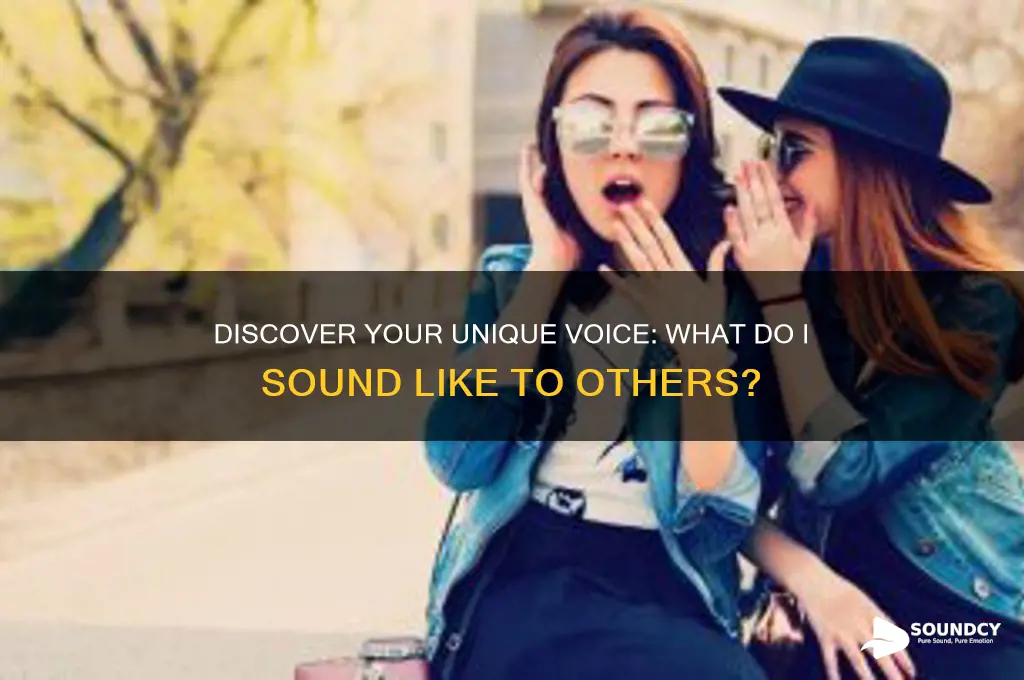 what do i sound like