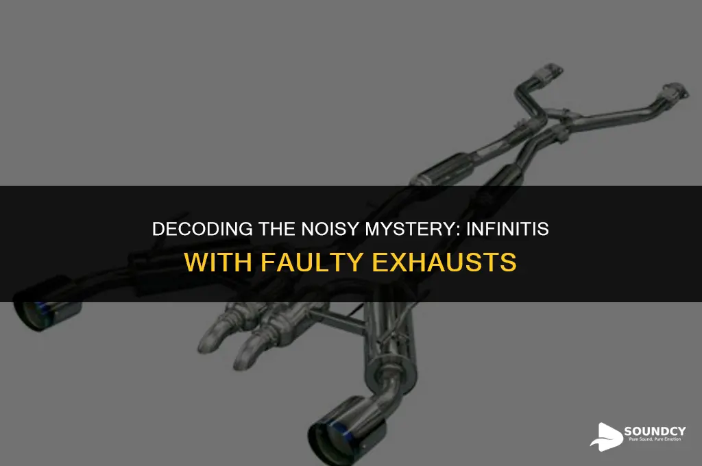 what do infinitis sound like with a bad exhaust