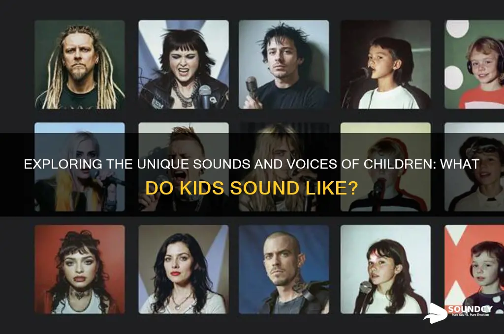what do kids sound like