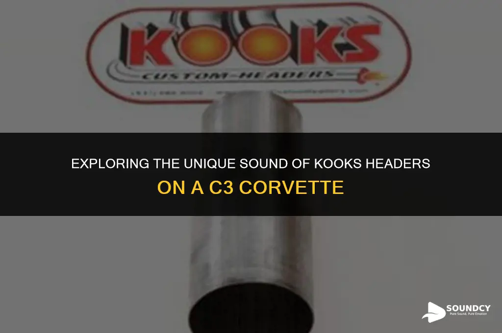 what do kooks headers sound like on c3 corvette