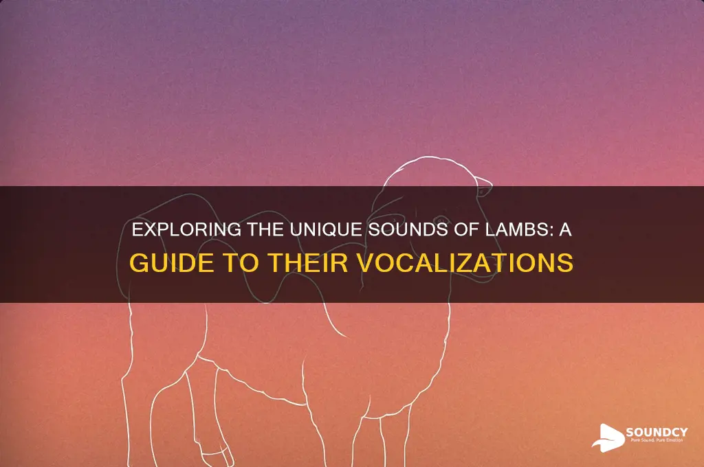 what do lambs sound like