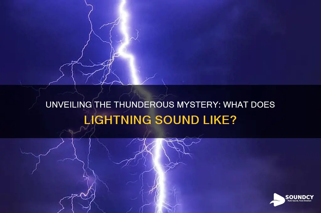 what do lightning sound like