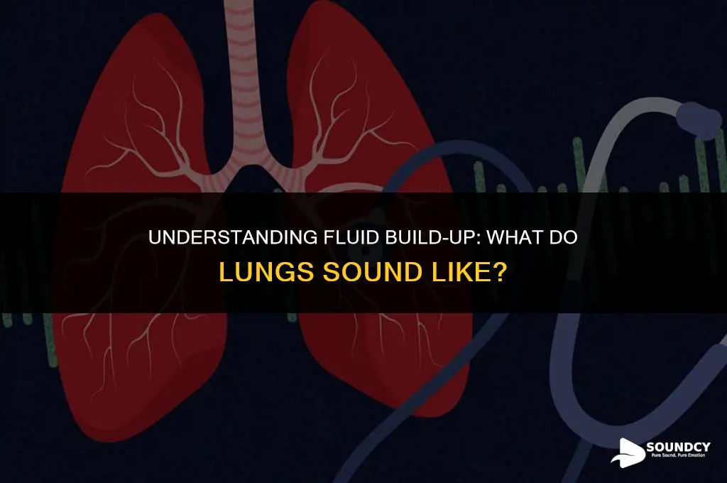what do lungs sound like with fluid build up