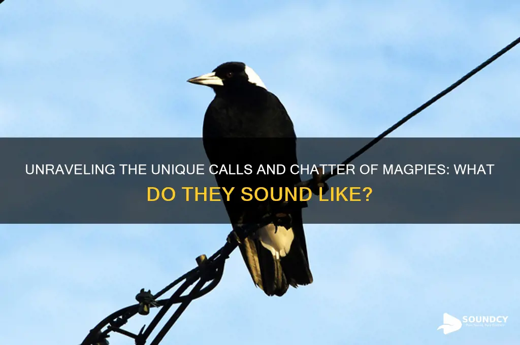 what do magpie sound like