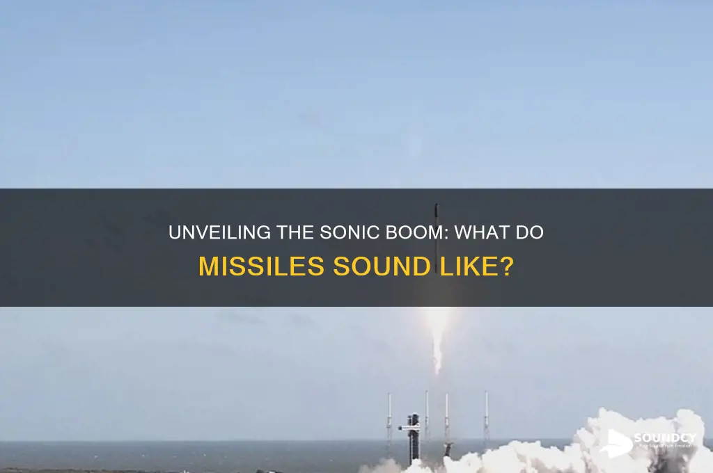 what do missiles sound like