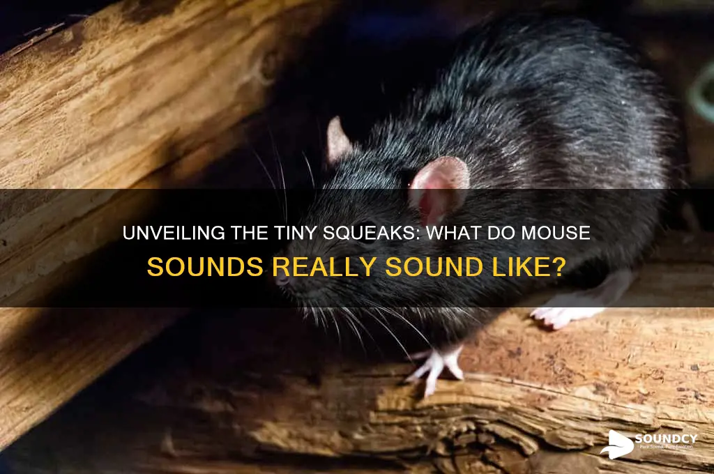 what do mouse sound like