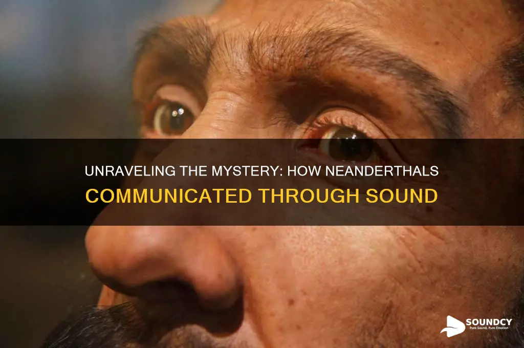 what do neanderthals sound like