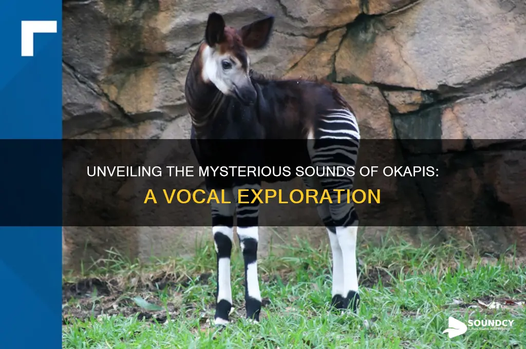 what do okapis sound like