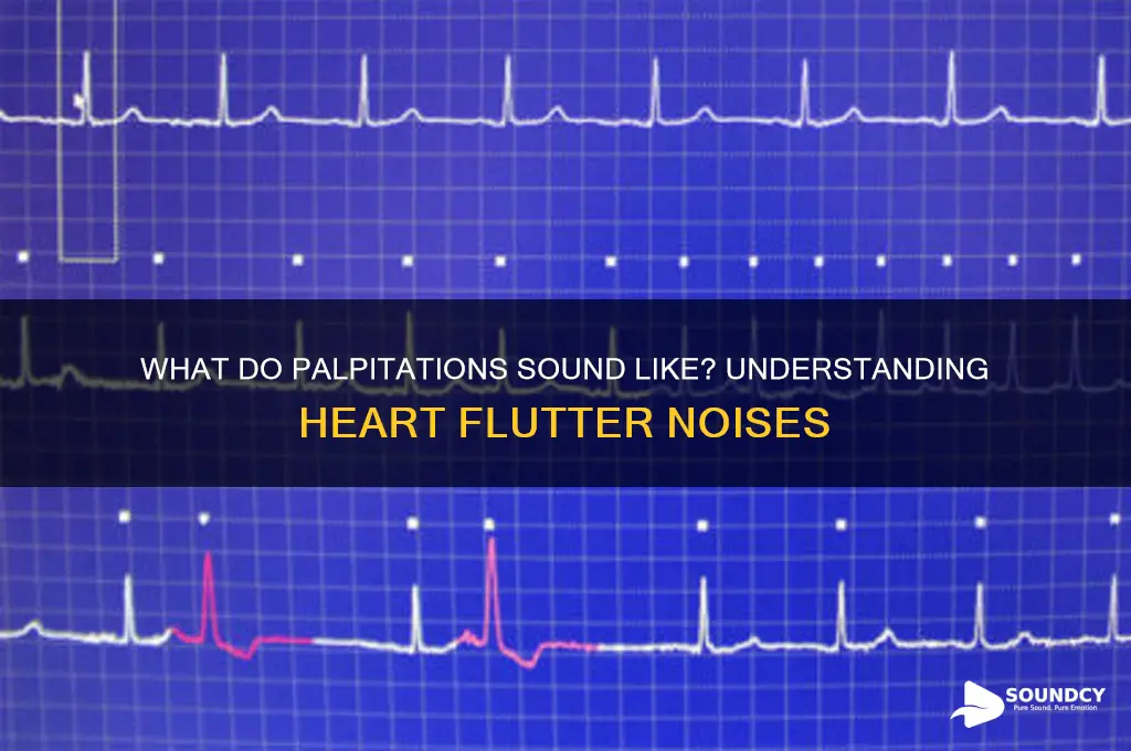 what do palpitations sounds like