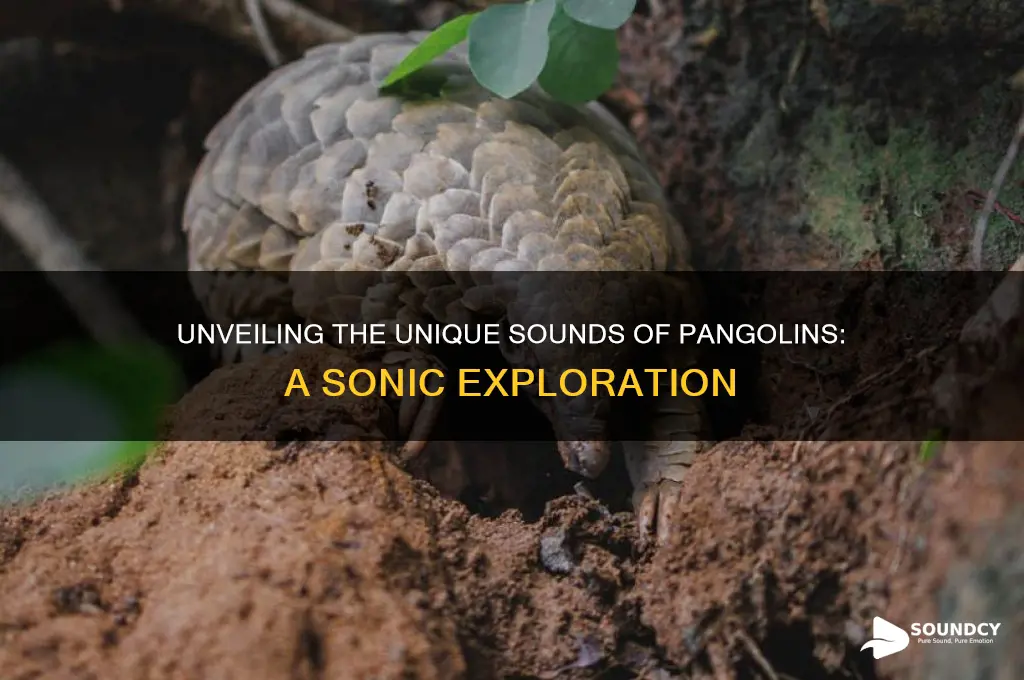 what do pangolins sound like