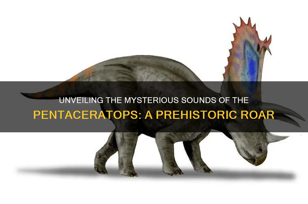 what do pentaceratops sound like
