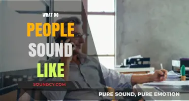 Unveiling the Unique Cadence: What Do People Sound Like?