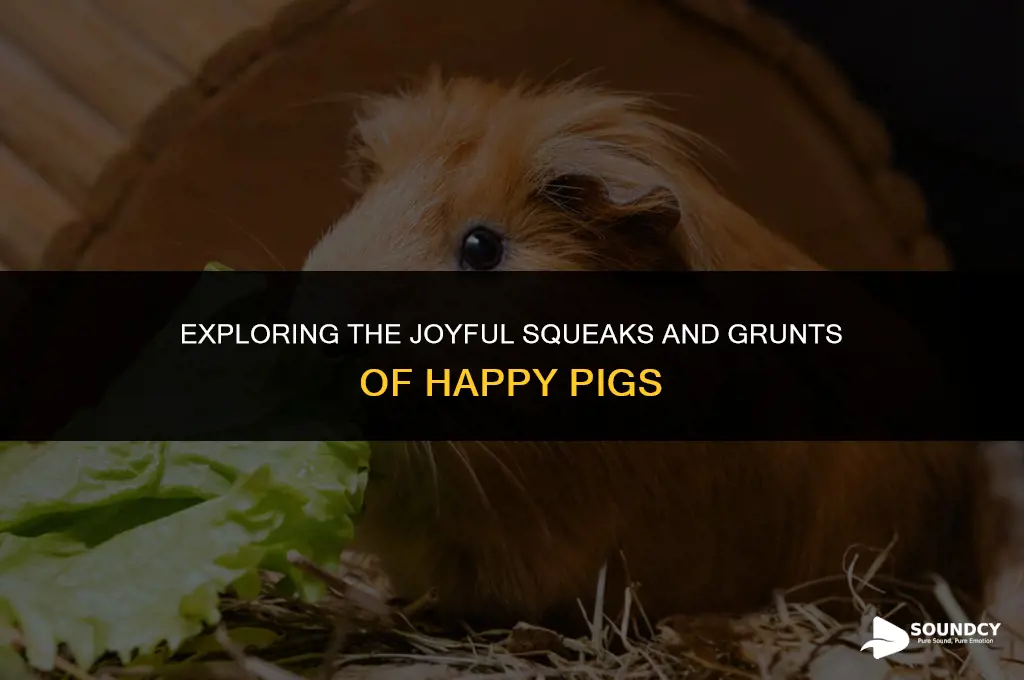 what do pigs sound like when they