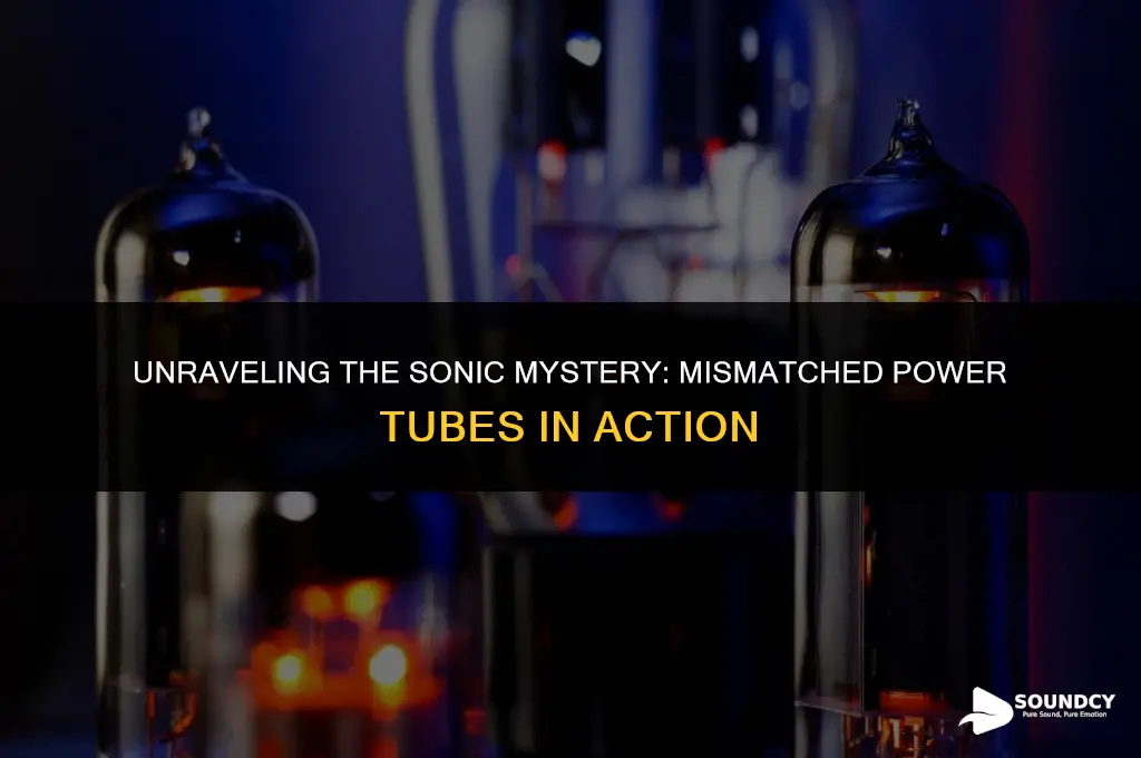 what do power tubes sound like when theyre unmatched