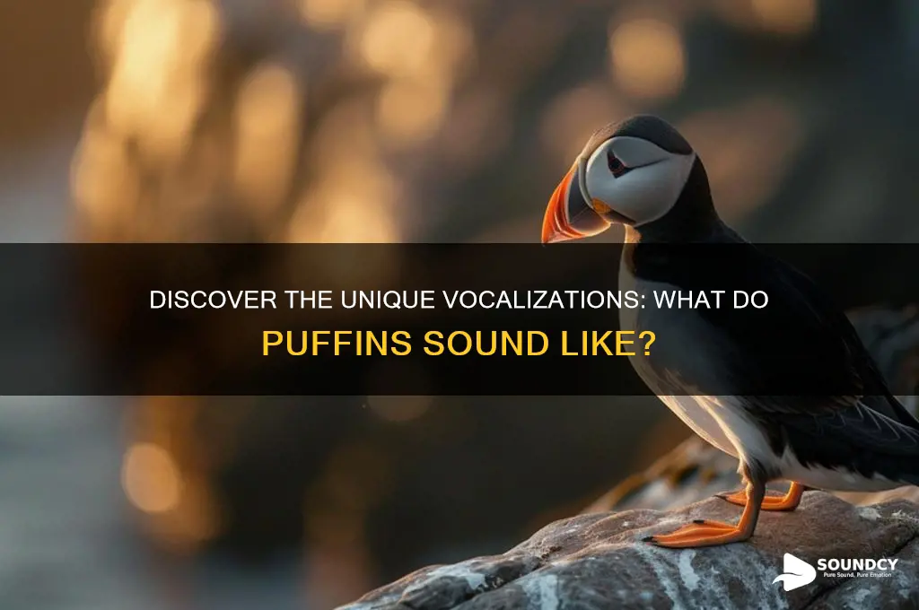 what do puffins sound like