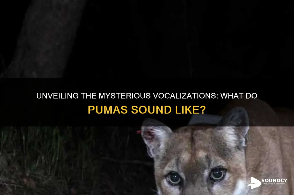 what do pumas sound like