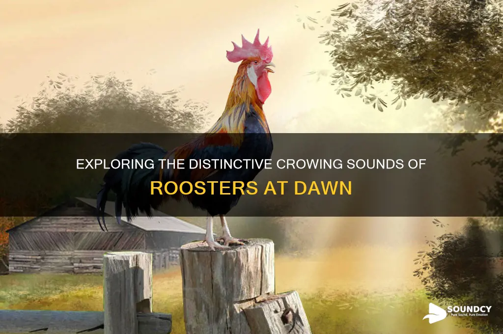 what do roosters sound like