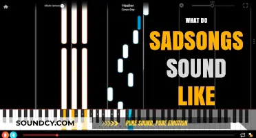 Exploring the Melodic Melancholy: What Do Sad Songs Sound Like?