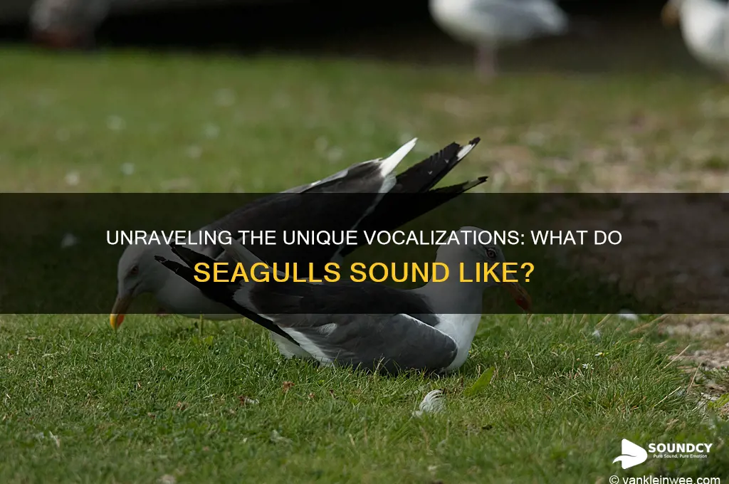 what do seagulls sound like