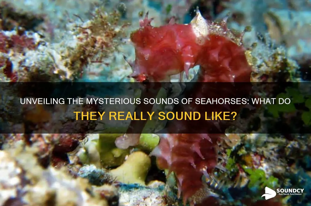 what do seahorses sound like