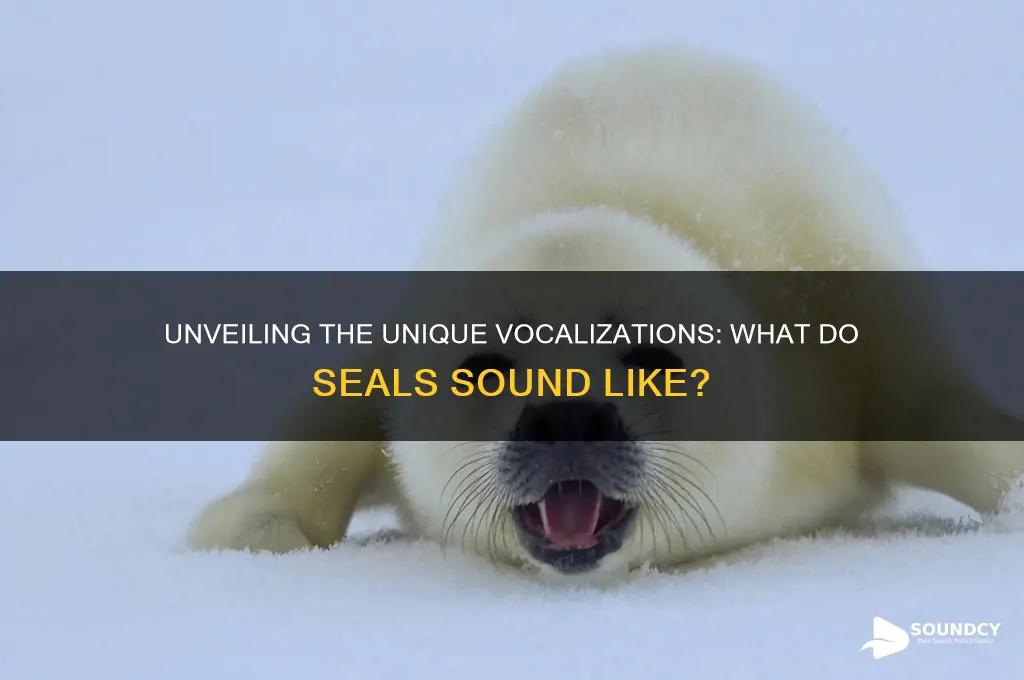 what do seals sound like