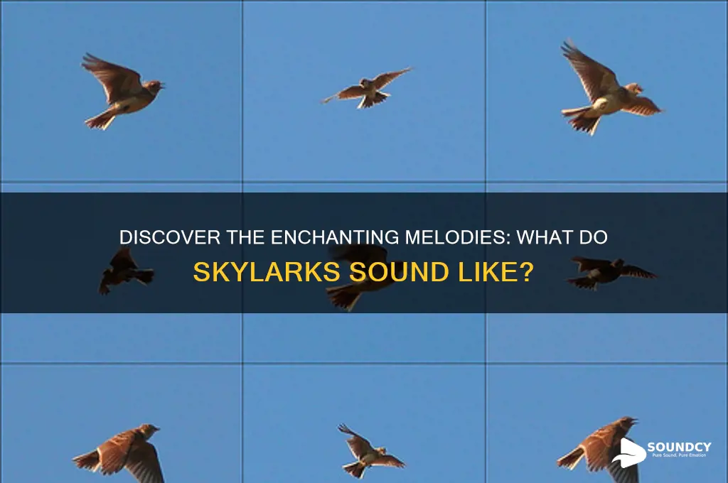 what do skylarks sound like