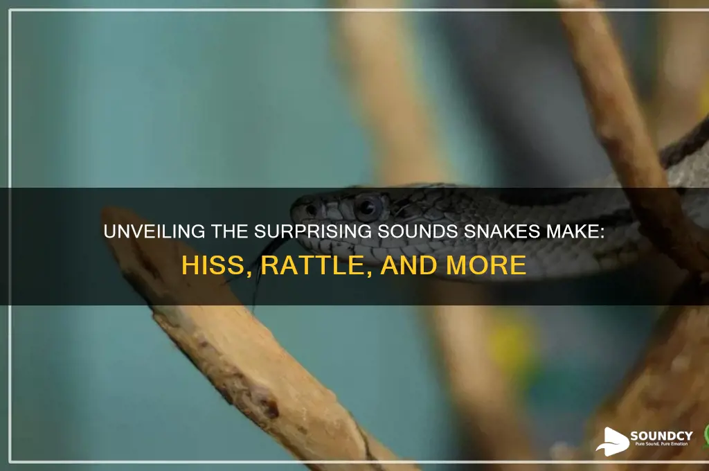 what do snakes sound like