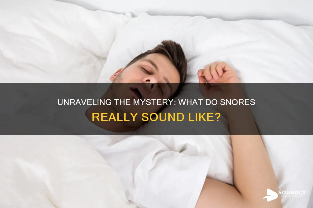 what do snores sound like