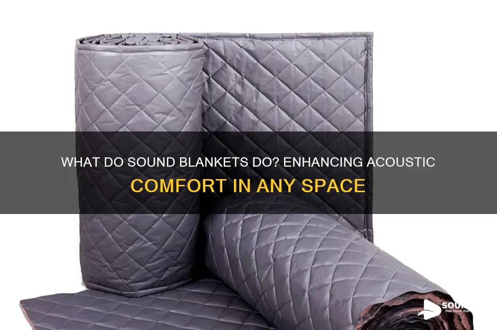 what do sound blankets do