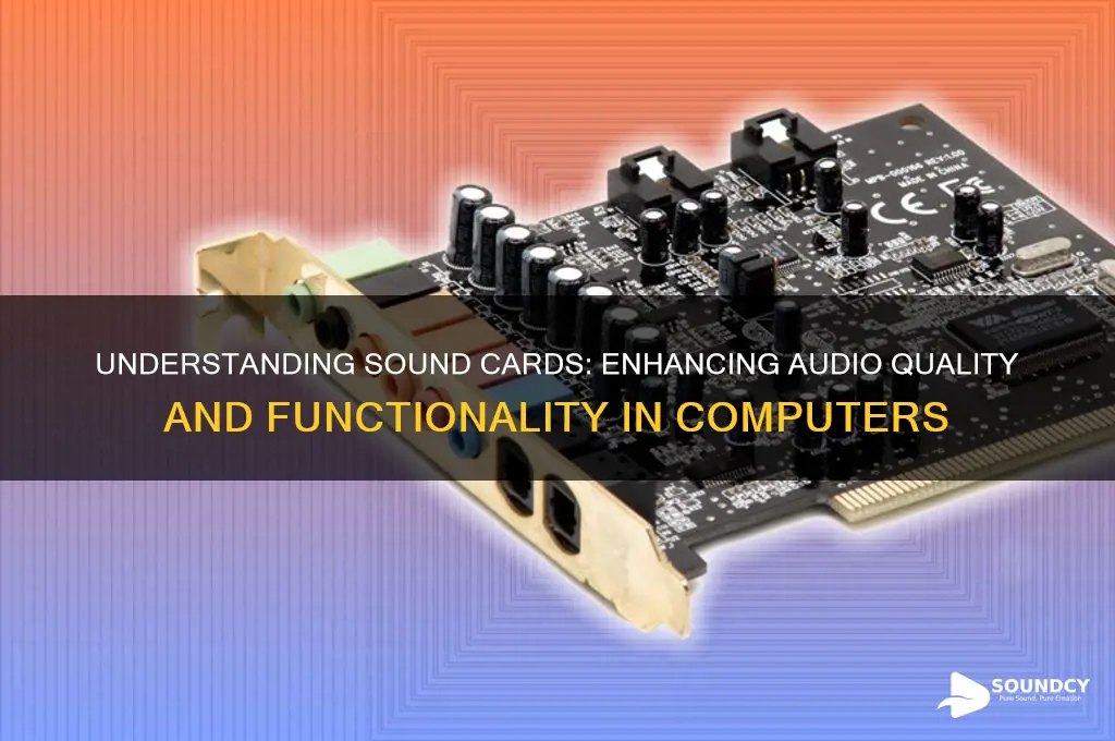what do sound cards do