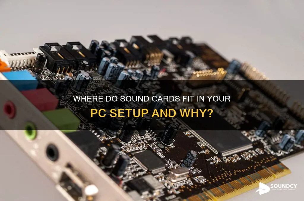 what do sound cards go