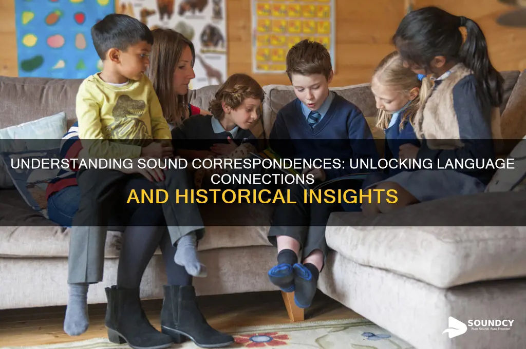 what do sound correspondences do
