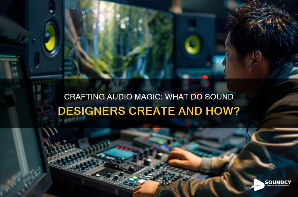 what do sound designers make