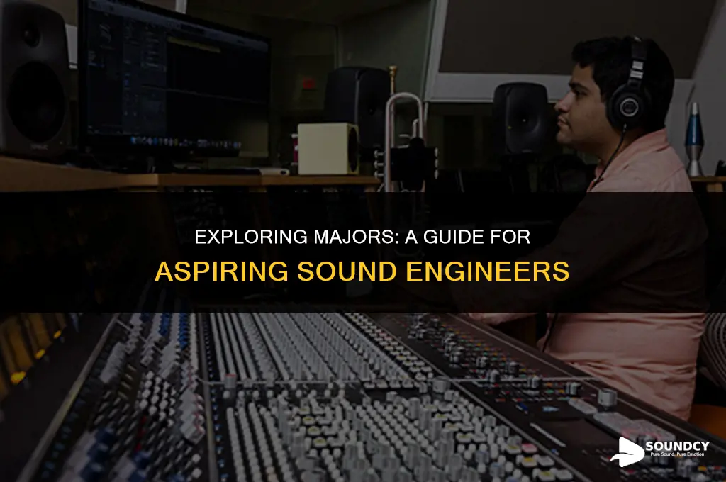 what do sound engieers have to do major in