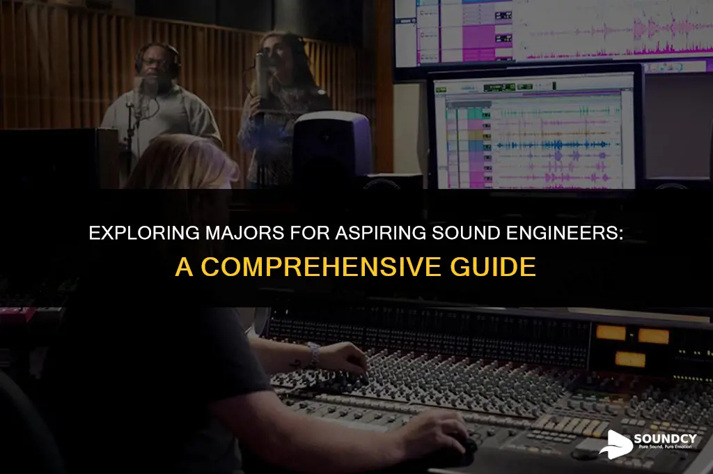 what do sound engineers have to do major in