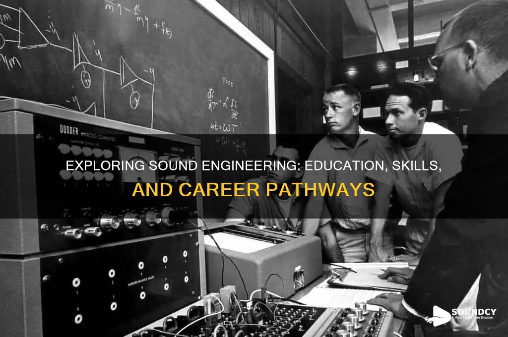 what do sound engineers study