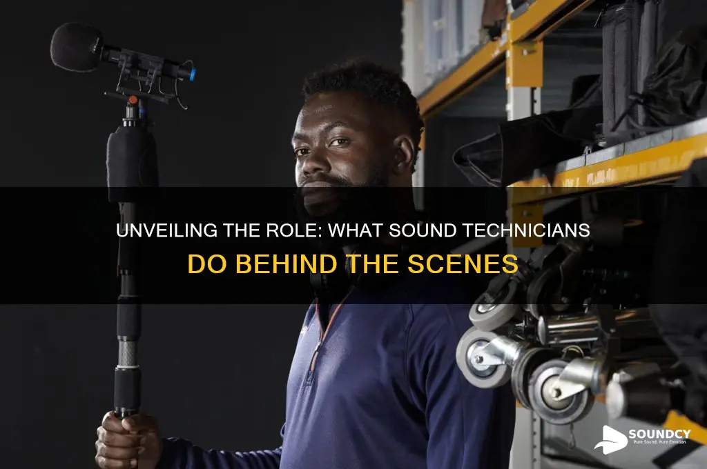 what do sound technicians do